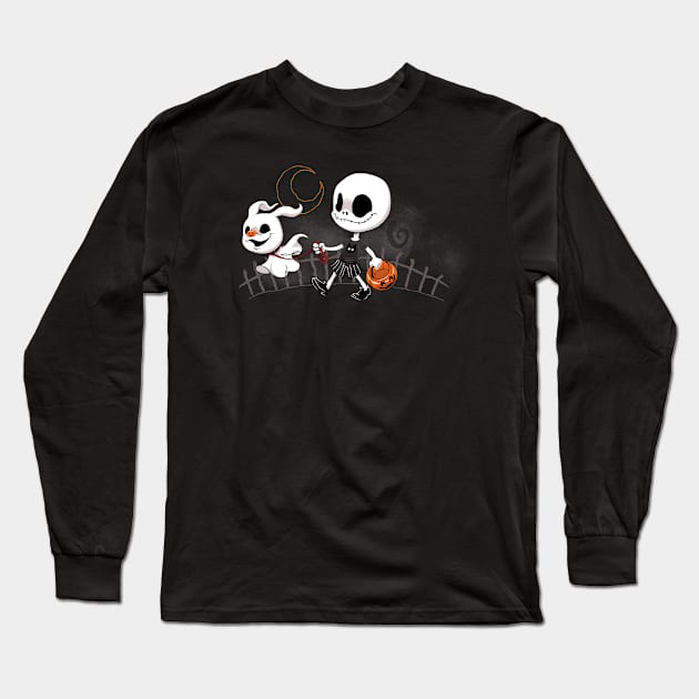 A Boy and His Dog Long Sleeve T-Shirt by Dooomcat